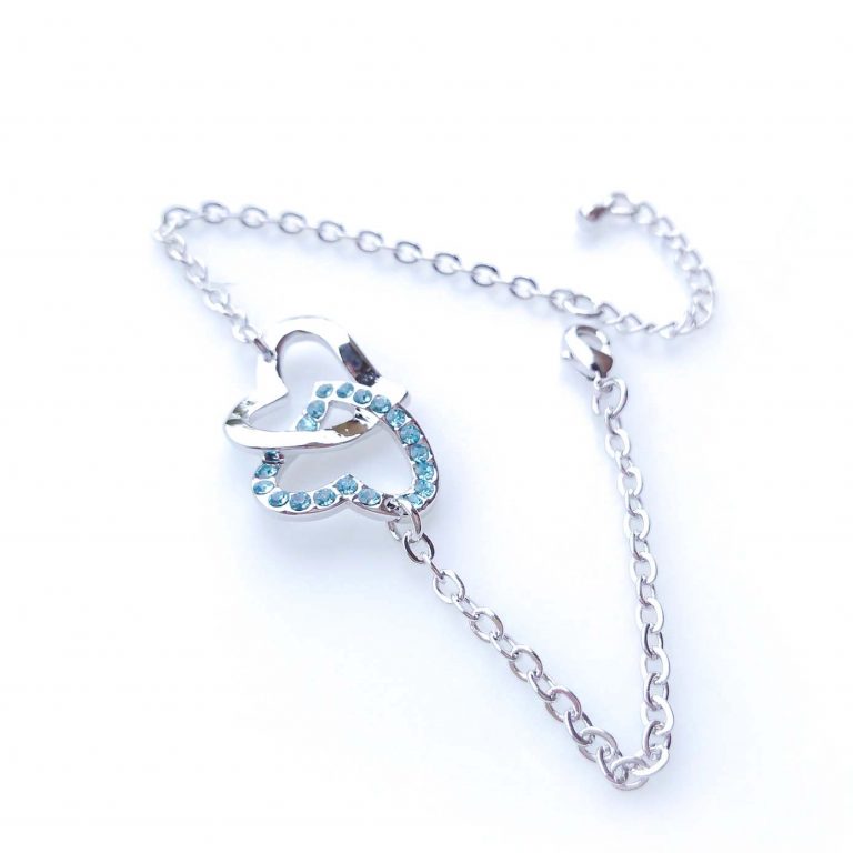 Bracciale Cuori di Cristallo