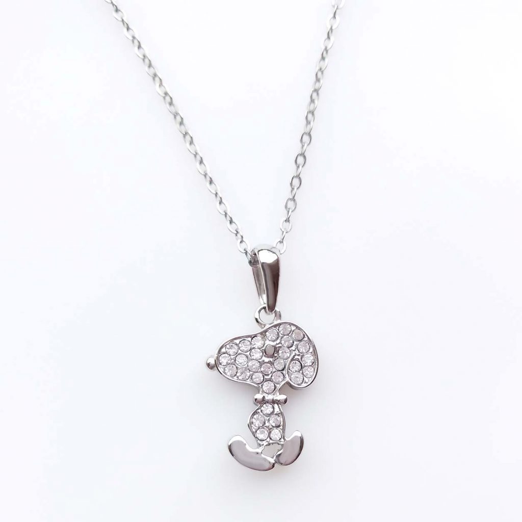 Collana SnoopyBianco