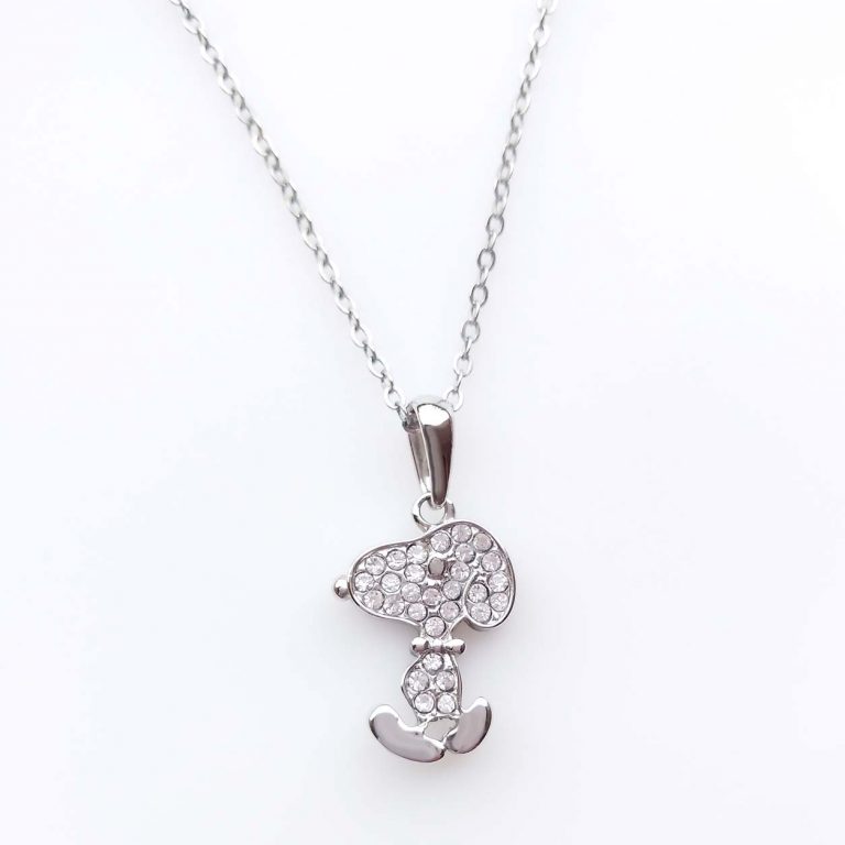 Collana SnoopyBianco