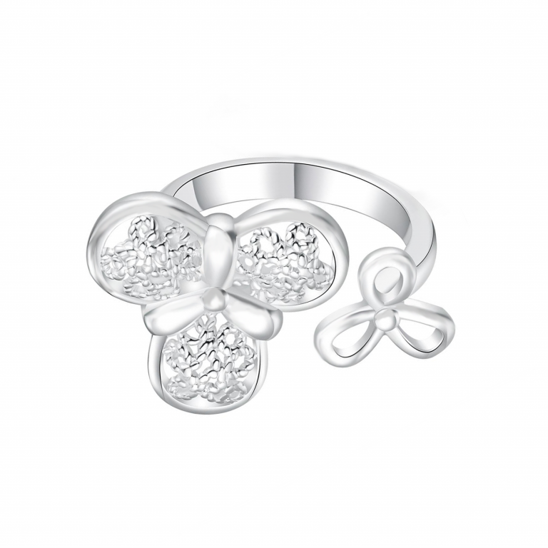 Anello Fiori d'Argento