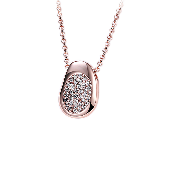 Collana Gocce d'Oro Rosa